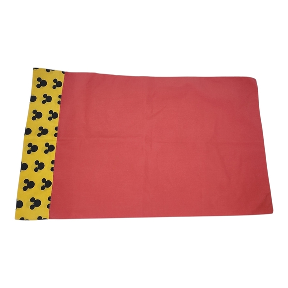 Disney Red Pillowcase with Yellow Accents - Picture 2 of 4